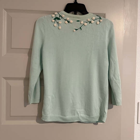 Talbots embroidered cardigan - Picture 7 of 8